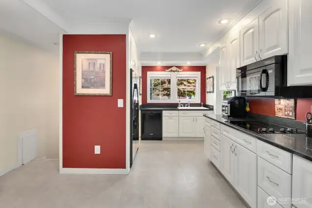 Kitchen and entry from driveway