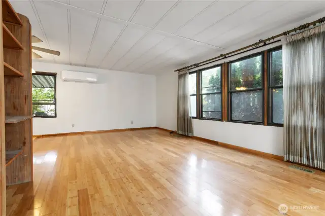 Lots of Room - Mini Split to keep cool in Summer, Warm in Winter
