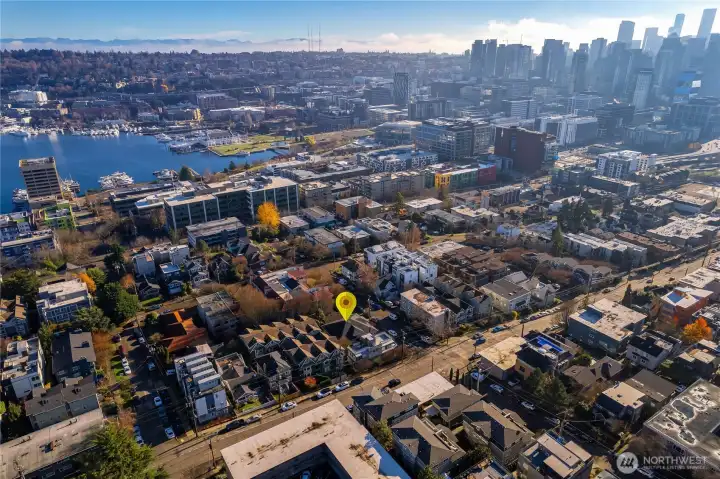 South Lake Union! Amazon, Google, Microsoft, etc...world class jobs.