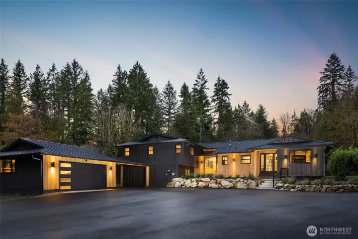 Exclusive custom home is a true architectural statement, offering exceptional privacy just minutes from downtown Issaquah.