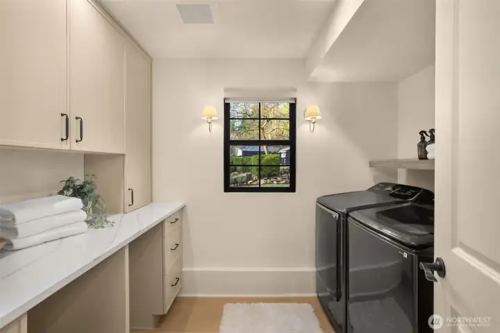 Main floor laundry room