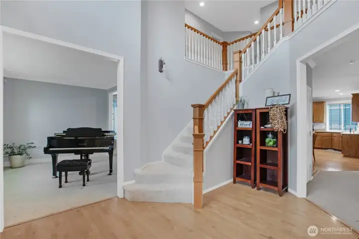 entryway opens to the sitting area