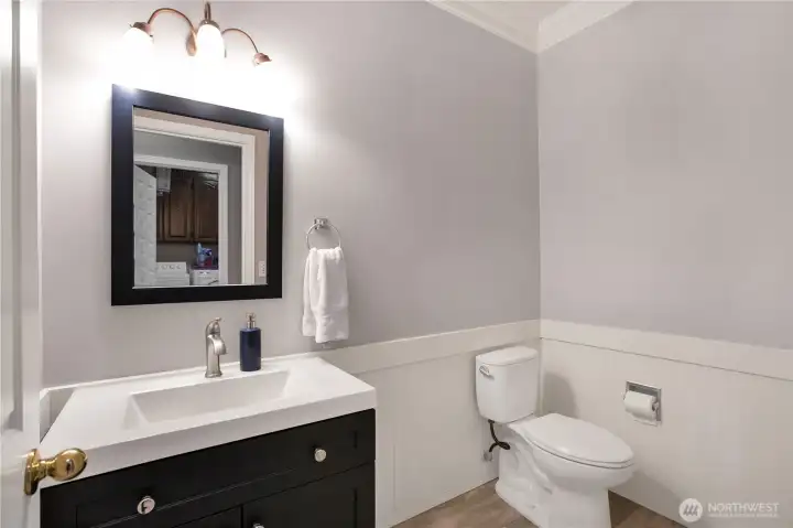 downstairs half bathroom