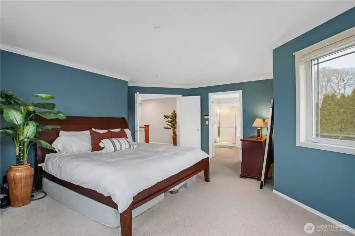 primary suite with attached ensuite