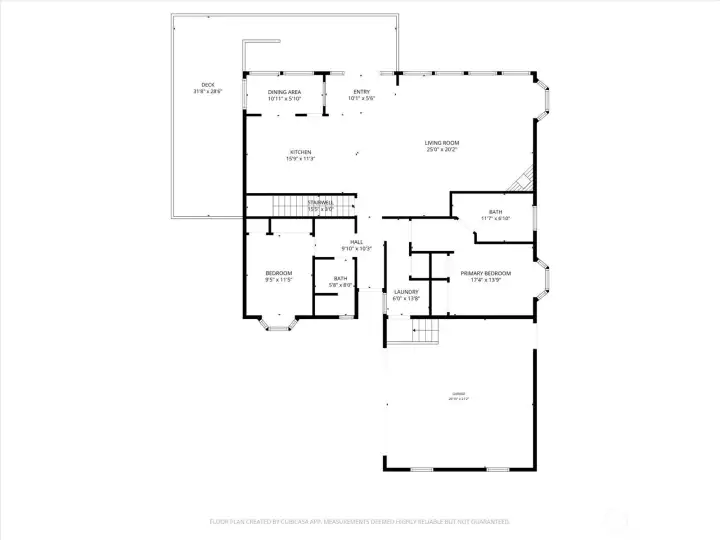 Main level floor plan