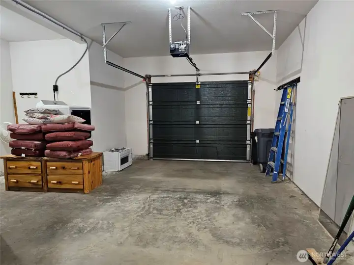 Garage space.