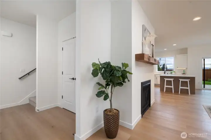 Entrance Area - Pics are of a different 1663 plan. Features and colors may differ.