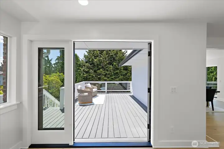 French doors with view from main kitchen French doors with view from main kitchen