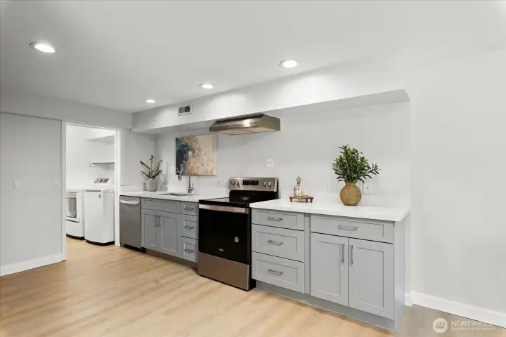 Downstairs full kitchen Downstairs full kitchen