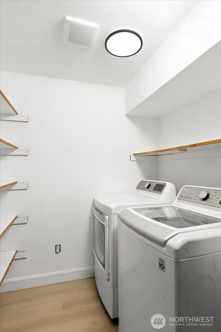 Downstairs laundry room Downstairs laundry room