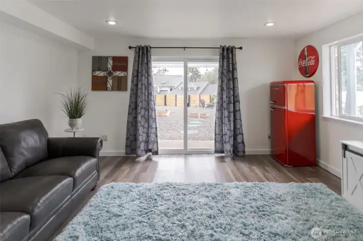 Great big Great room space with views of the water Great big Great room space with views of the water
