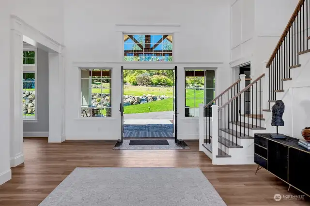 Foyer view towards front of home.