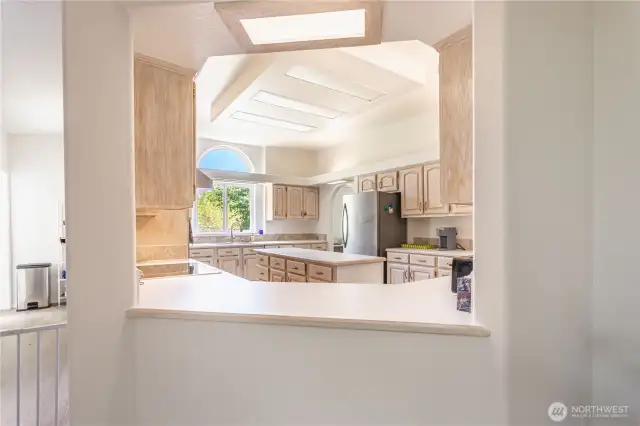 Family Room looking into kitchen
