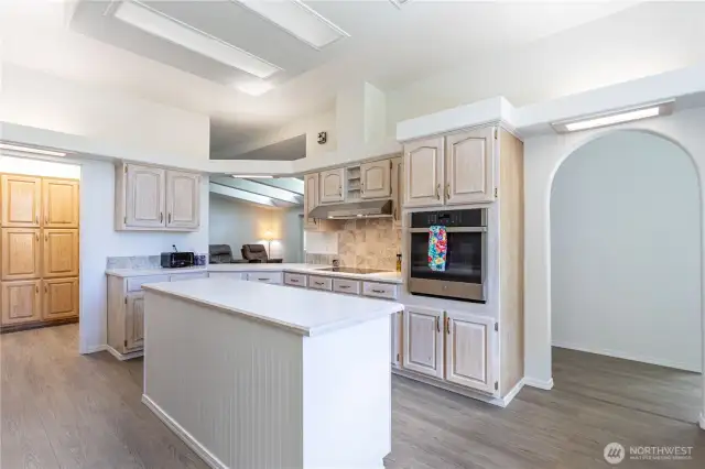 Kitchen to utility and laundry room
