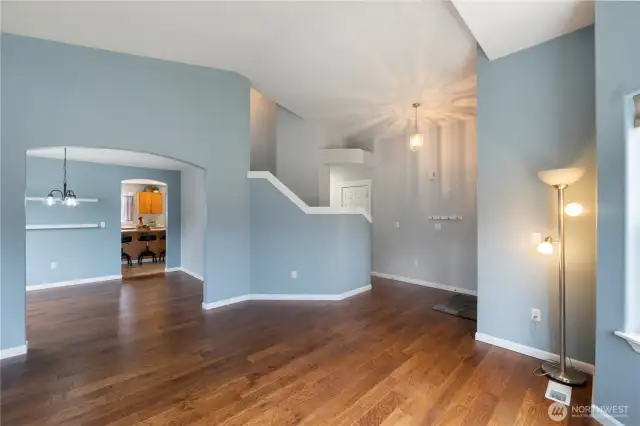 Living room With laminate floors