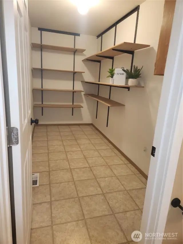Laundry room with tons of storage