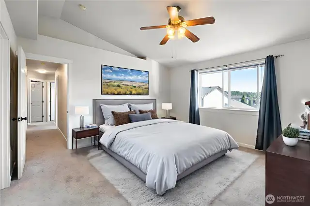 Primary Bedroom Virtually Staged