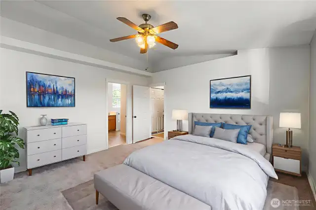 Primary Bedroom Virtually Staged