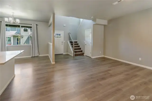 view from door off of mud room