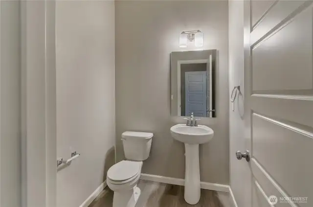 1/2 bath on main level