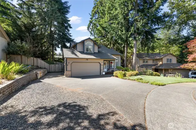 This lot has room for your RV, boat, cars walking distance to the lake
