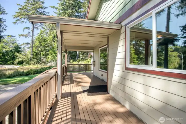 Porch 1/2 wraps the home