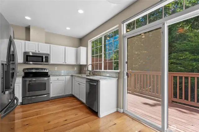 All appliances to stay with home.