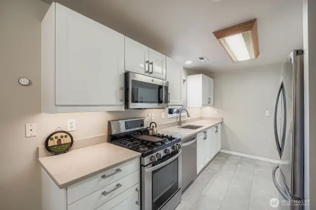 all stainless steel appliances