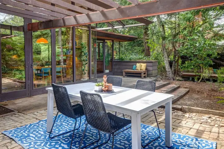 Backyard patio