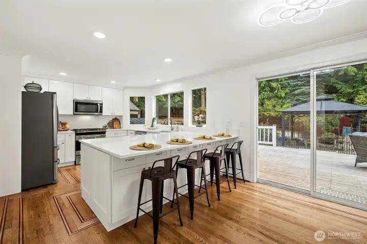 Remodeled kitchen