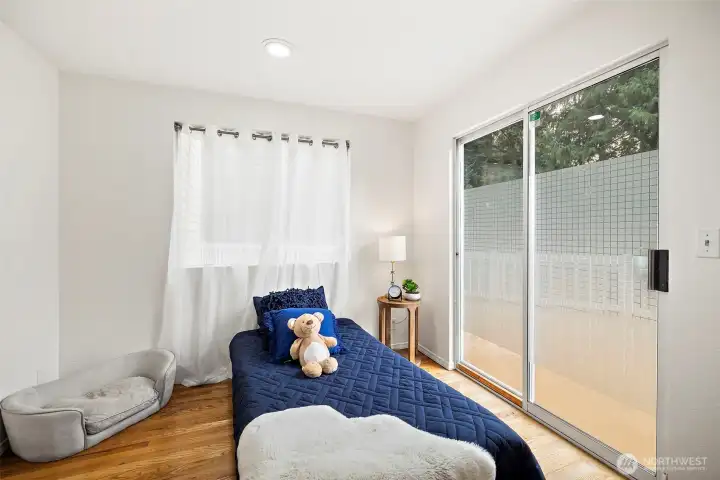 Third bedroom in main floor