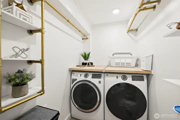 Laundry room in upper floor