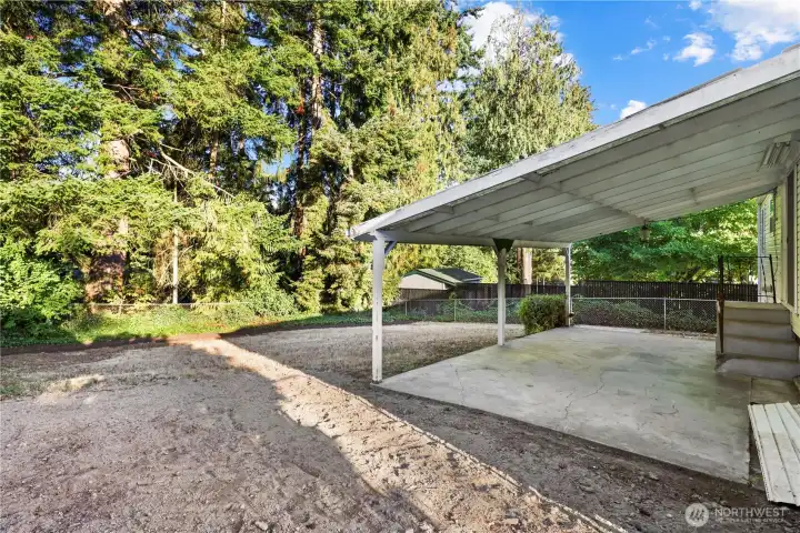 Covered patio