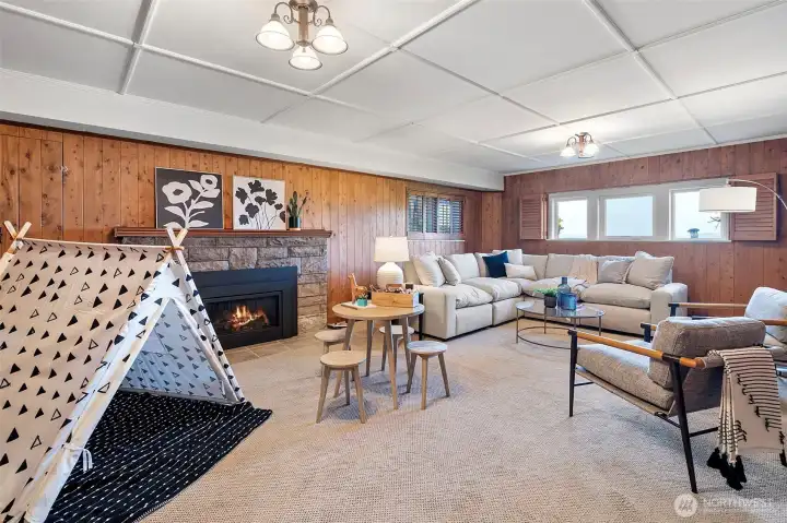 Basement Family Room.