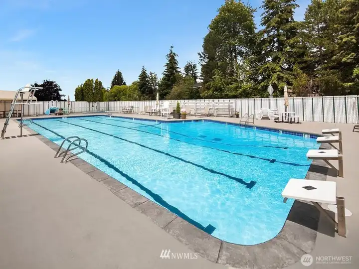Community pool in Kingsgate.