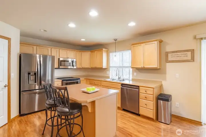 Kitchen Virtually enhanced