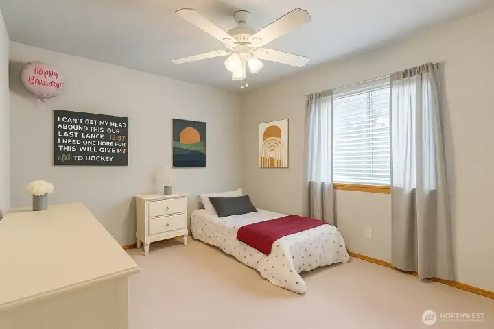 3rd Bedroom virtually enhanced