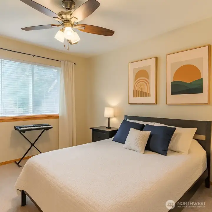 4th Bedroom virtually enhanced