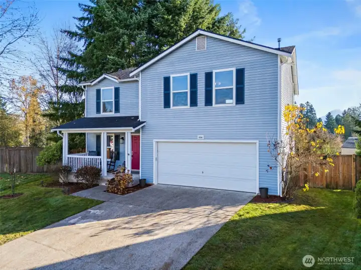 Beautiful home with Mt. Rainier behind.