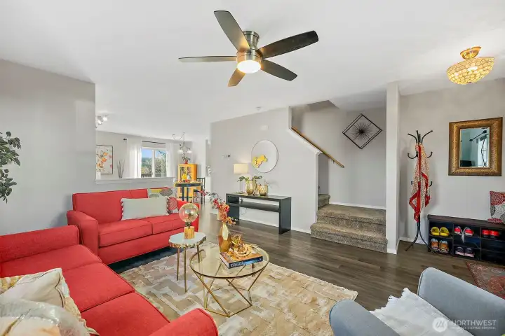 Stairway off of formal living room