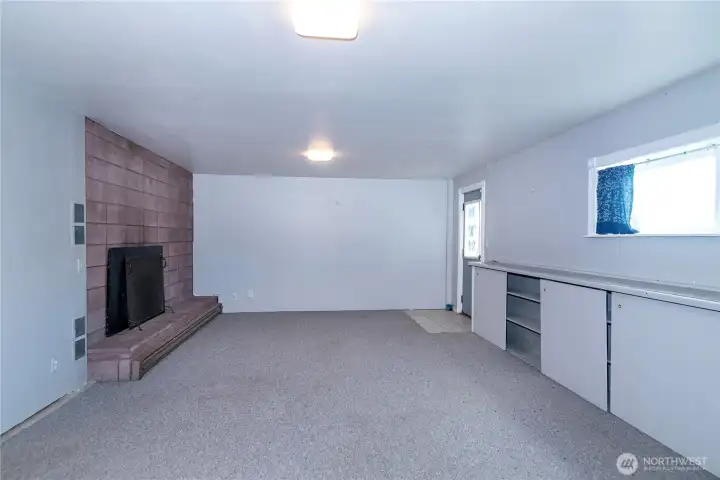 Basement living room