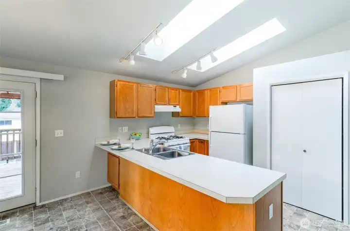 Another view.  French doors lead to covered deck area.  Perfect for entertaining.