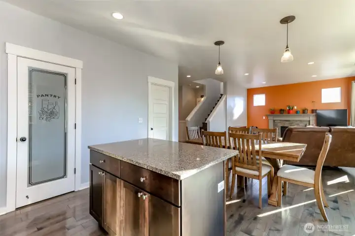 Looking from Kitchen into Living Room