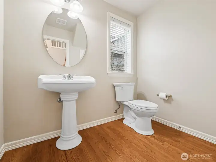 Powder room main floor