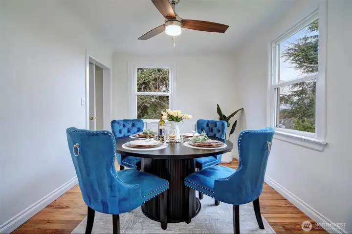 Dedicated dining space perfect for all