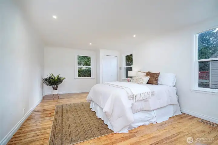 Another view of this very spacious main floor bedroom