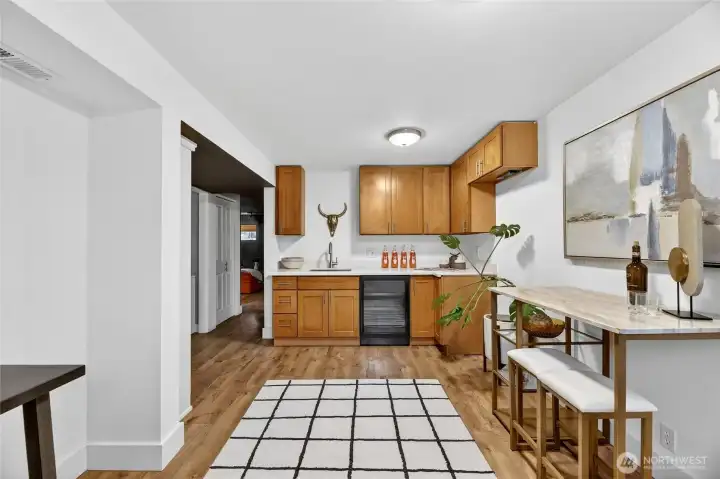 stove and refrigerator hookups in place.