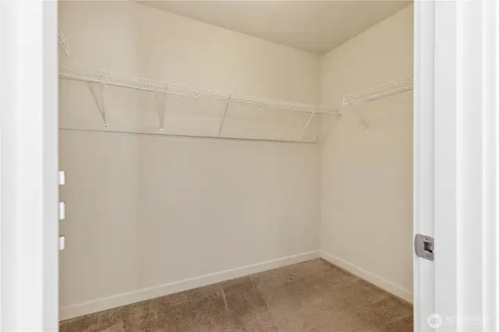 Primary closet