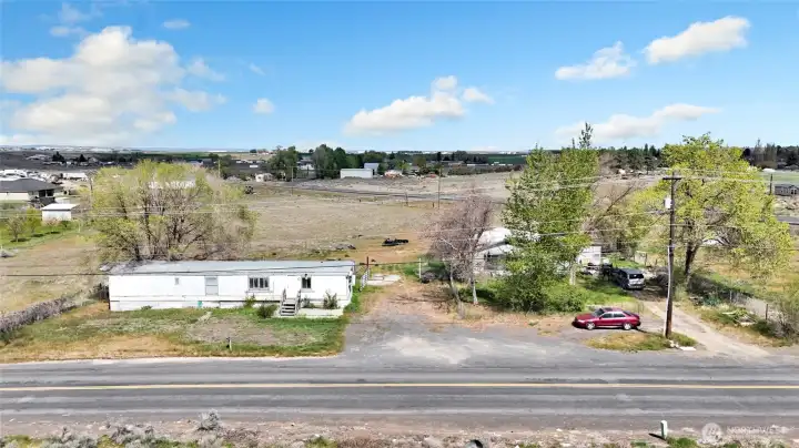 Singlewide trailer and rental home on 4.18 acres.