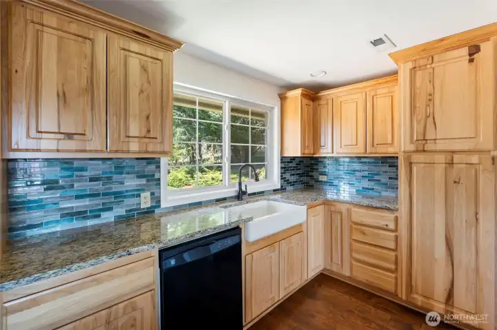 Ample counter space